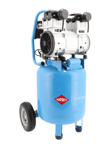 Cichy kompresor bezolejowy dwutłokowy pionowy 8 bar 2 KM/1.5 kW 150 l/min 38 l LMVO 40-250