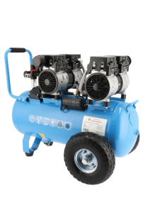 Cichy kompresor bezolejowy LMO 50-270 8 bar 2 KM/1.5 kW 185 l/min 50 l